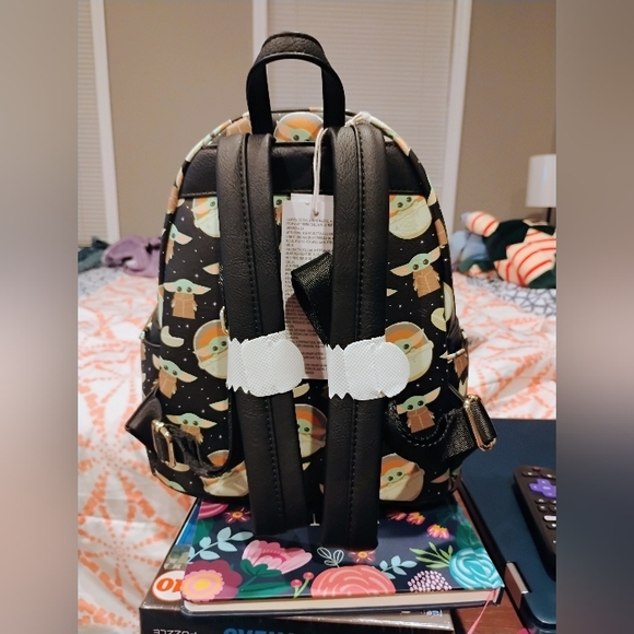Loungefly Star Wars Baby Yoda AOP Backpack - Picture 3 of 5